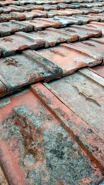 A roof of a house in the village of st. mary's.