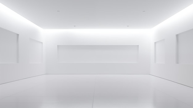 The Room of Infinite Possibilities Absolute blank white room