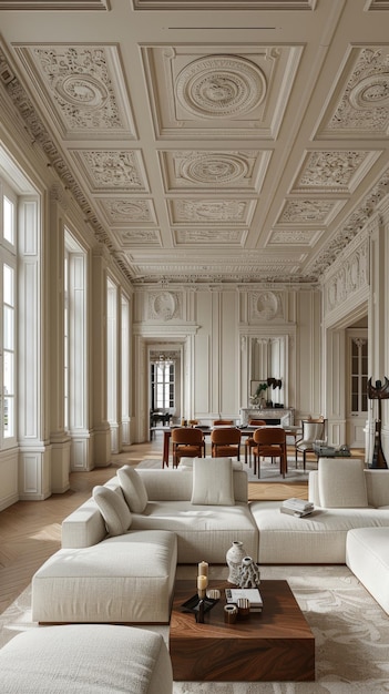 a room with a ceiling that has a lot of windows and a chandelier