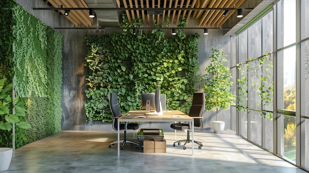 a room with a green wall that says quot garden quot