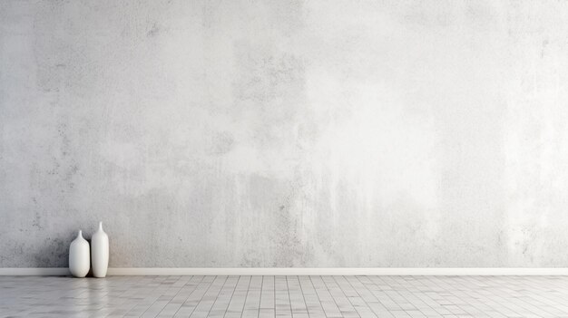 A room with a white wall and a wooden chair