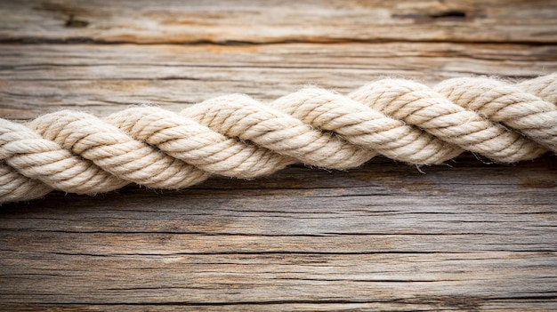 rope coiled on a wooden floor symbolizing entanglement and disorder The texture of the rope contra