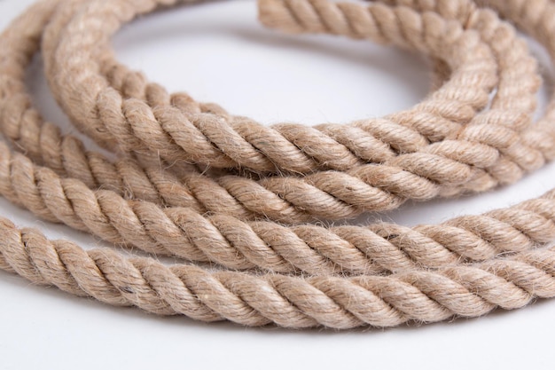 rope knot ion a white background