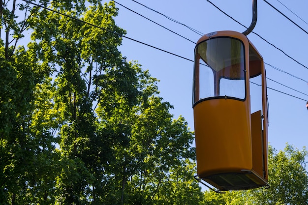 Ropeway in Kharkov city Ukraine