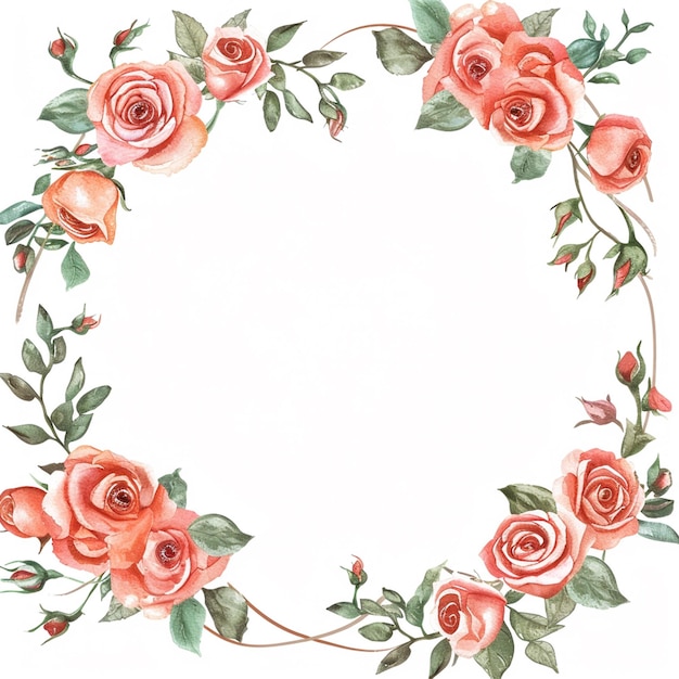 Rose Floral Illustration