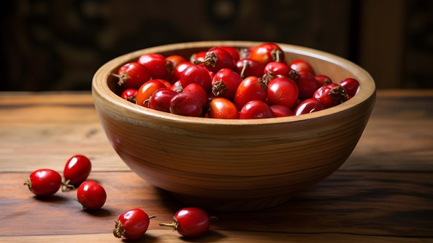 Rose hip in the bowl