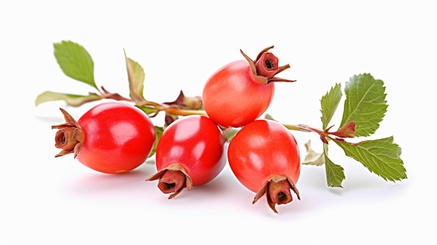 Rose hip isolated on a white background