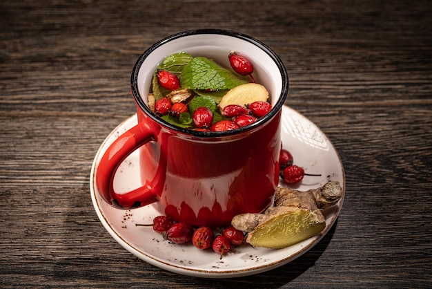 Rose hips tea