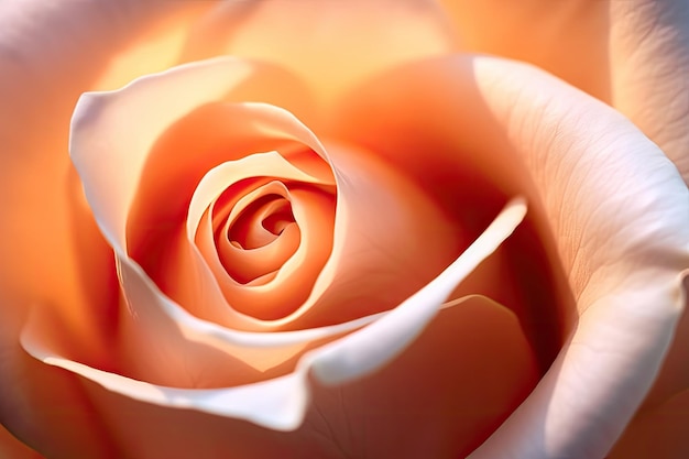 A rose that is orange and pink in color.