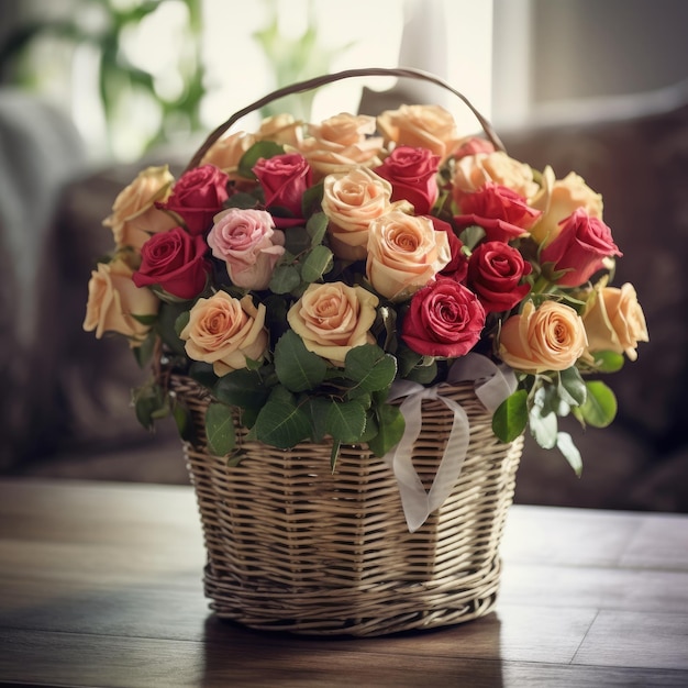 Roses basket