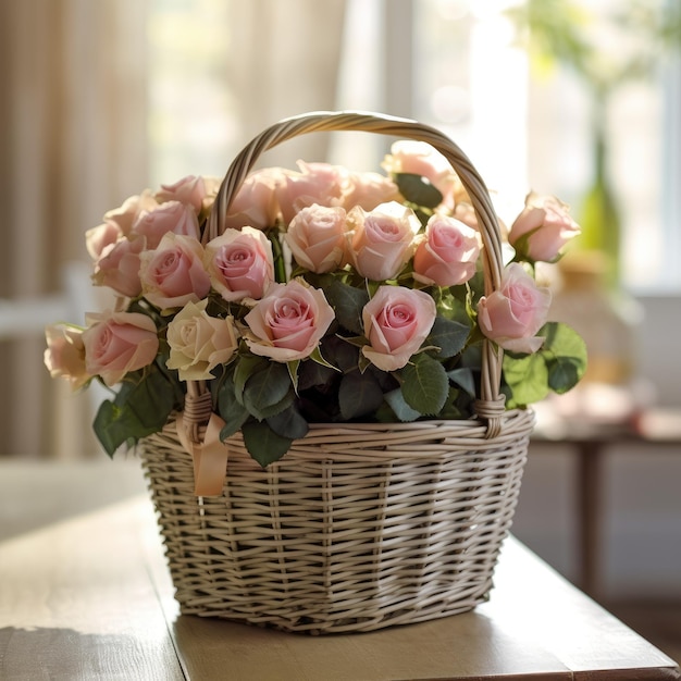 Roses basket