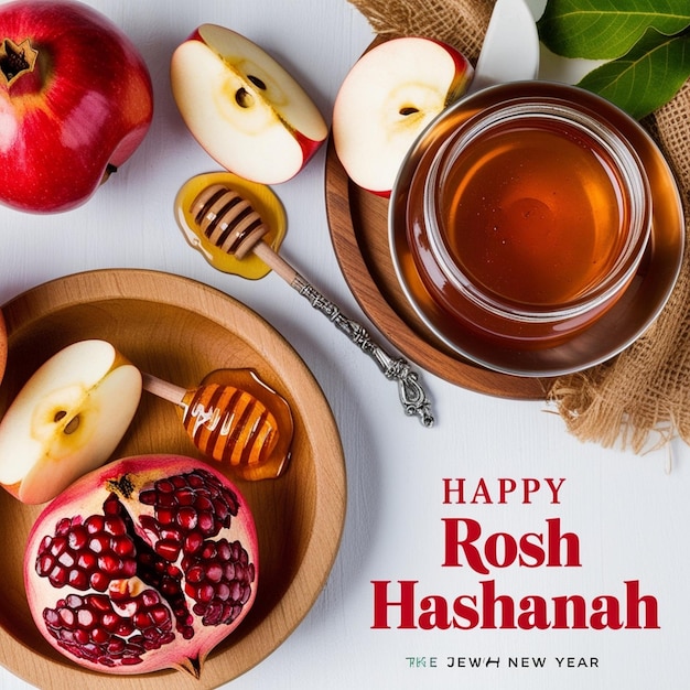 Photo rosh hashanah gradient background for jewish new year celebration