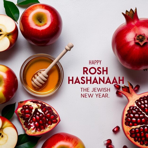 Photo rosh hashanah gradient background for jewish new year celebration