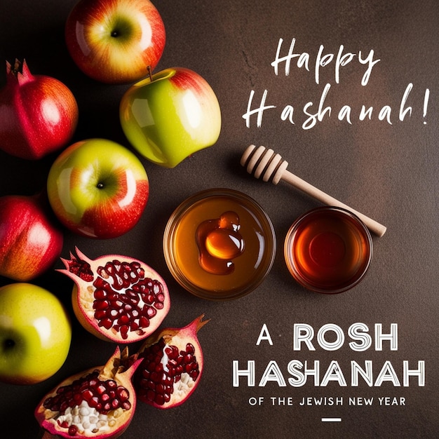 Photo rosh hashanah gradient background for jewish new year celebration