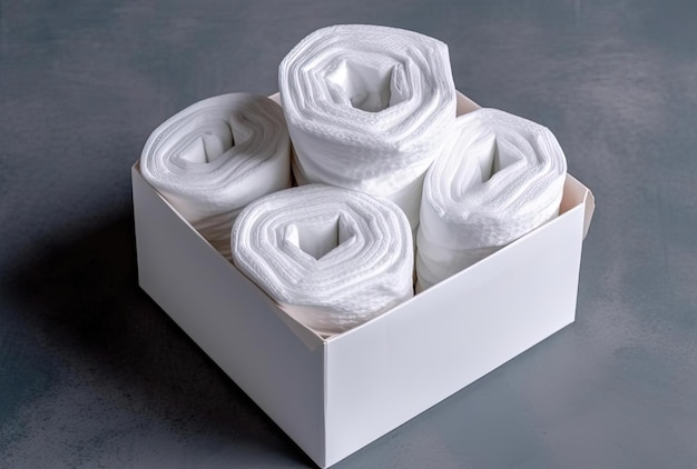 Rotating napkins paper tissue