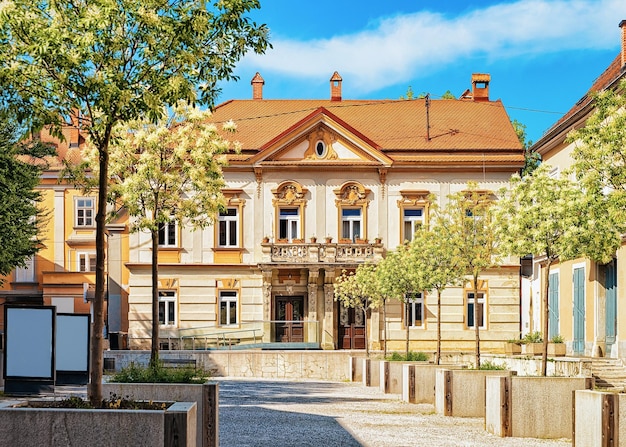 Rotovz Town Hall building in Maribor, Lower Styria, Slovenia