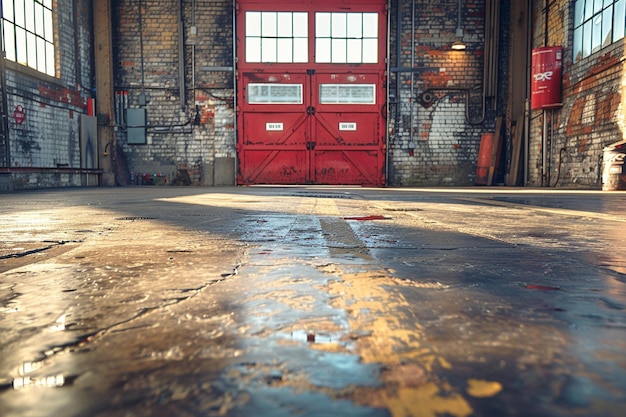 Rough Gray Concrete Floor