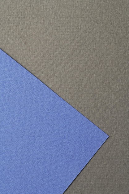 Rough kraft paper background paper texture black blue colors Mockup with copy space for text