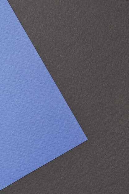 Rough kraft paper background paper texture black blue colors Mockup with copy space for text