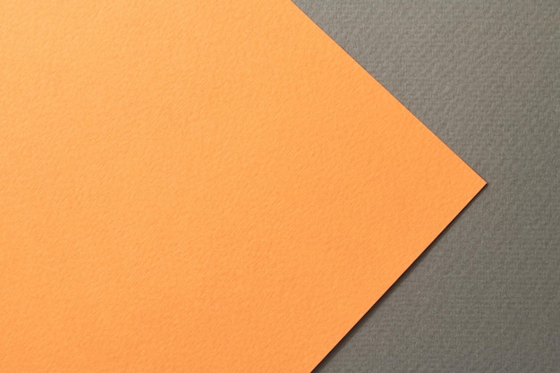 Rough kraft paper background paper texture black orange colors Mockup with copy space for text