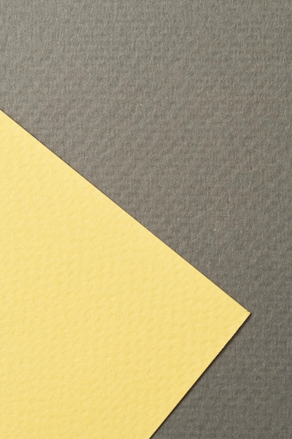 Rough kraft paper background paper texture black yellow colors Mockup with copy space for text