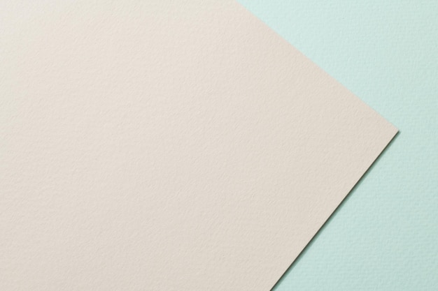 Rough kraft paper background paper texture mint beige colors Mockup with copy space for text