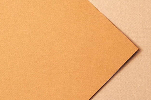 Rough kraft paper background paper texture orange beige colors Mockup with copy space for text