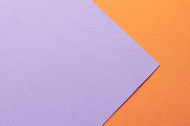 Rough kraft paper background paper texture orange lilac colors Mockup with copy space for text