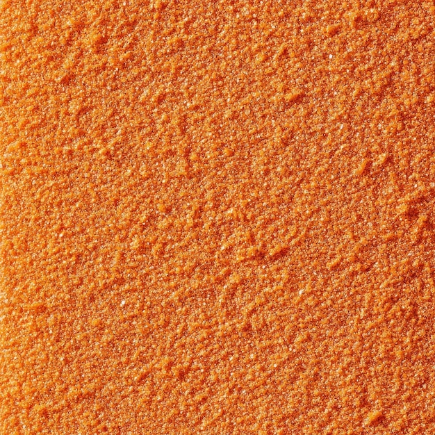 Rough Sandpaper Texture With Bright Tangerine Surface