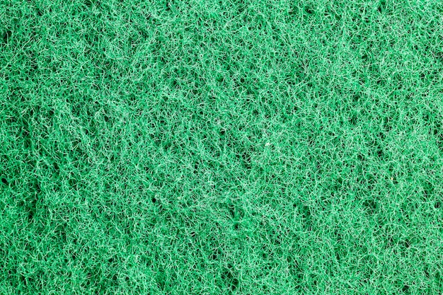 Rough side of green sponges