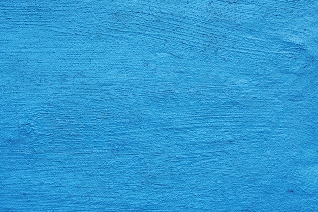 Rough texture wall background painted blue