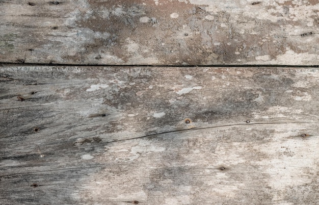 Rough textured old abandoned wooden board