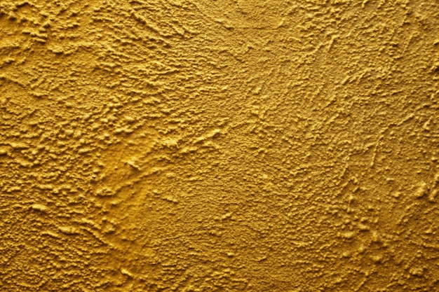 Photo roughly golden painted concrete wall texture