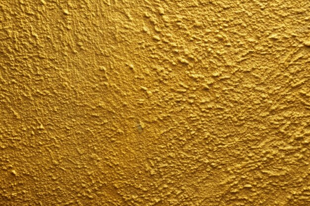 Photo roughly golden painted concrete wall texture