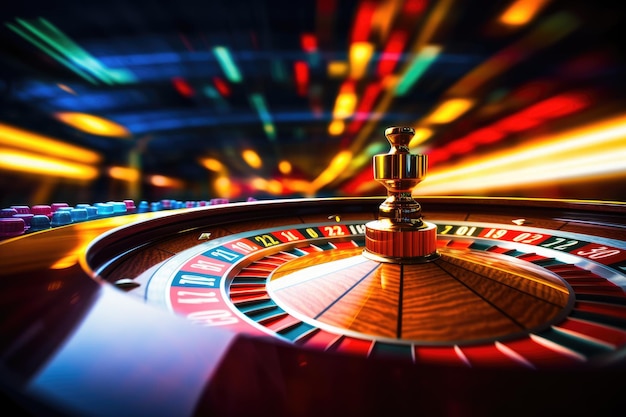 Roulette in the casino