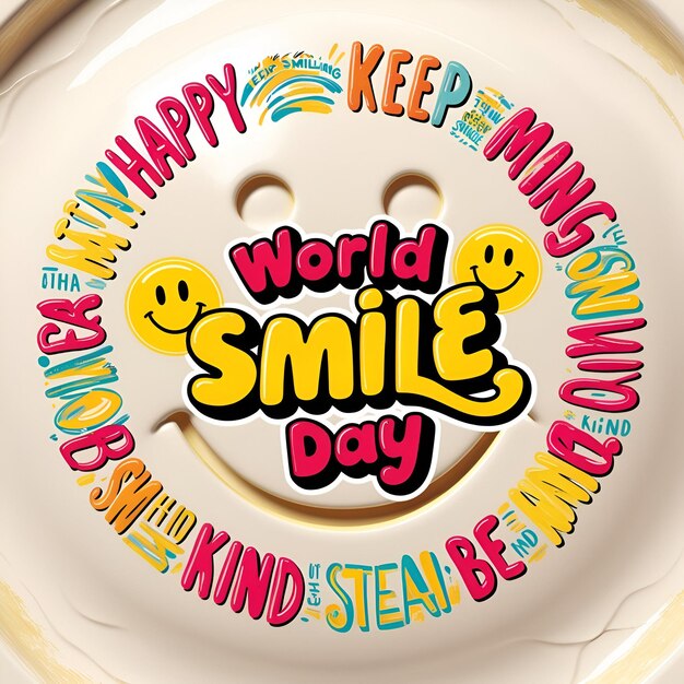 Photo a round disc with the words world day written on it