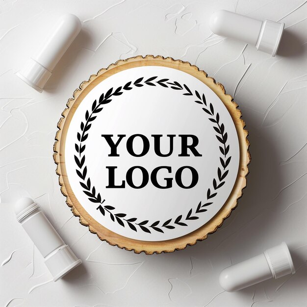 a round logo with the words your logo on it