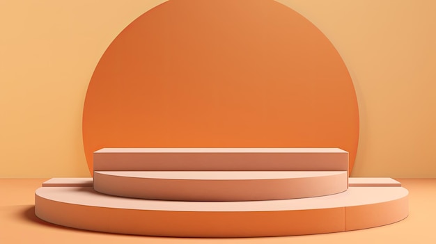 a round orange object with a white stripe on the top.