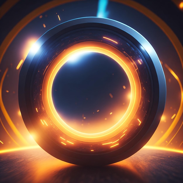 Round shape Coming Soon Image Blurry Gaming Background detailed 4k realistic