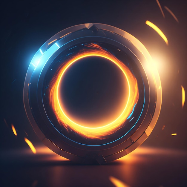 Round shape Coming Soon Image Blurry Gaming Background detailed 4k realistic