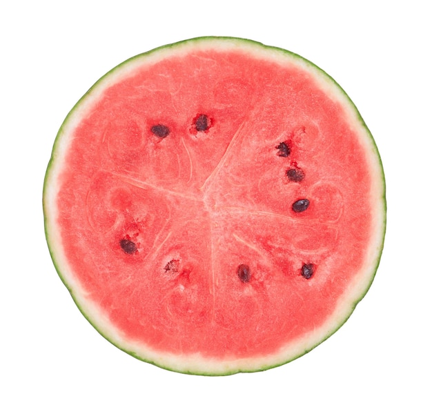 Round slice of watermelon