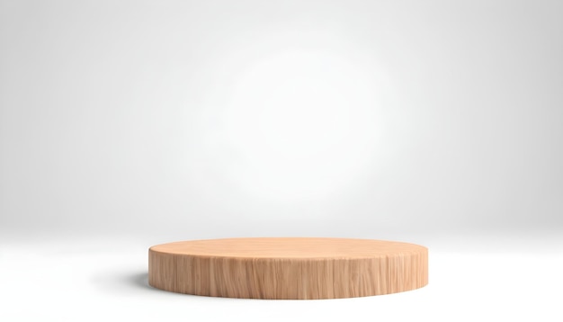 a round wooden table with a round top that says quot no quot on it