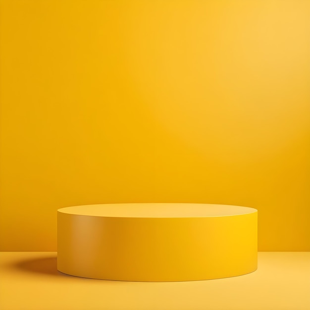 a round yellow round object is on a table