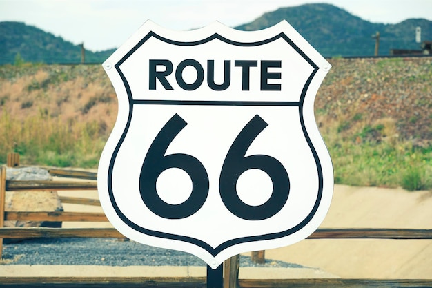 Photo route 66 sign