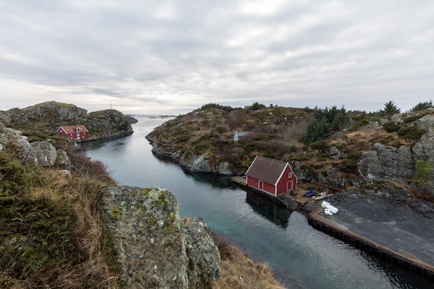 The Rovaer archipelago in Haugesund, in the norwegian west coast.