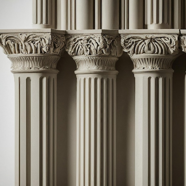 Photo a row of columns with the words quot the word quot on them