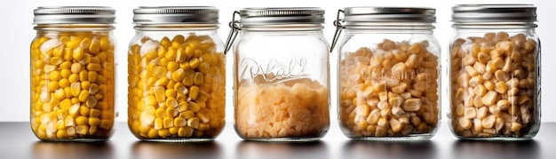 A row of jars with the word rotisserie on them