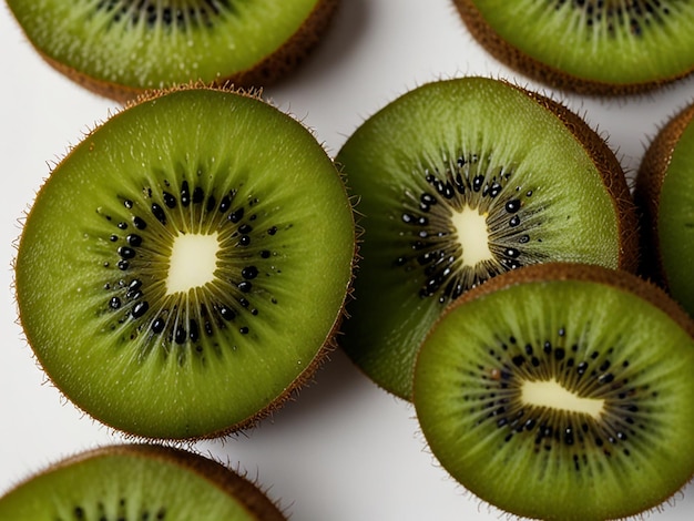 a row of kiwi kiwis with the word kiwi on the bottom