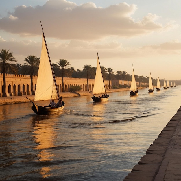 a row of sailboats with the word  sail  on the front