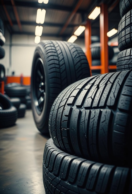 a row of tires with the word s written on them